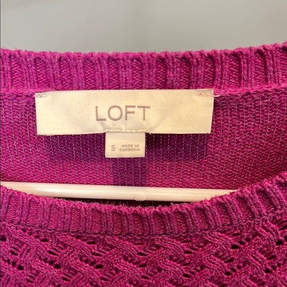 Loft Women's Pink Sweater - Picture 3 of 6